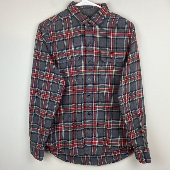 100% cotton Woolrich Men’s Flannel Button Down Shirt - Picture 1 of 4
